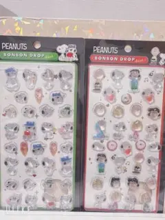 ボンボンドロップシール風♡硬いシール♡スヌーピー( ・ ´｀(●)SNOOPY