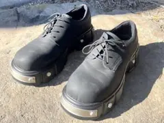 厚底シューズ 27.5cm 黒 ほぼ未使用 モード系