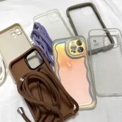 iPhone12 Pro Max 携帯カバー６点セット即日発送！iFace紐付き