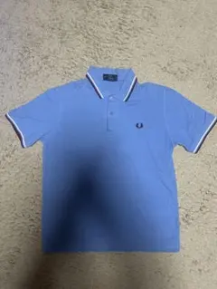 Fred Perry ライトブルーポロシャツ L