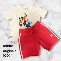 adidas originals ミッキー Tシャツ & ショートパンツ 100