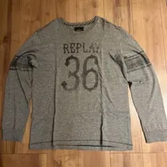 REPLAY グレー 長袖カットソー 36のサムネイル