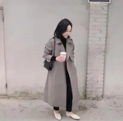 大人気♡美品✨YONFA ウールジレコート ハンドメイド仕立 スリット ブラウン セール】キルトライニングエコファーミドルジレ（ダウンベスト）｜THE