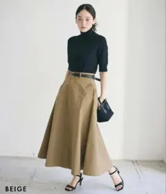 ベースメントオンライン　チノフレアスカート