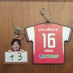 ファジアーノ岡山　メッセージキーホルダー　ユニ型ラバーキーホルダー