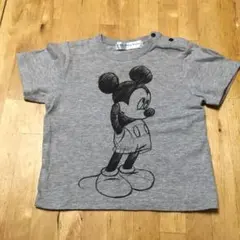 ディズニーリゾート　Tシャツ　ミッキーマウス　グレー　80cm