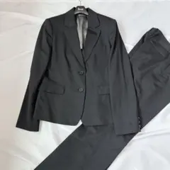 美品 パーフェクトスーツ パンツスーツ 大きいサイズ 13号 黒 洗える