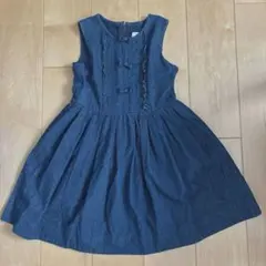 kate spade NEW YORK デニム ジャンバースカート 140
