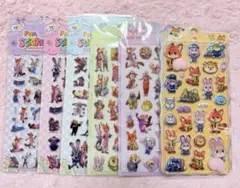 20時までセール☆ズートピア　シール　おしり　ぷくぷく