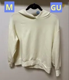 GU ダブルフェイスプルパーカ Mサイズ イエロー