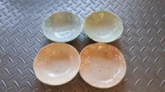 花柄陶器小皿⭐11センチ×3.5その他4枚セット