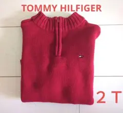 専用⭐️TOMMY HILFIGER　ジップ付セーター　✜２Ｔ