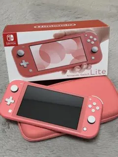 Nintendo Switch light 本体 ピンク 【箱/専用ケース付き】