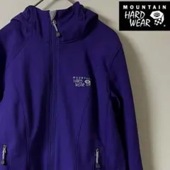 MOUNTAIN HARDWEAR/ソフトシェルジャケット/XS/パープル