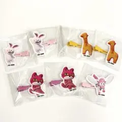 たべっ子どうぶつ 前髪クリップ ねこちゃん　うさぎ　キリン　ぺがさすちゃん