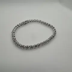 Trapjewelry tennischain ブレスレット ジルコン - メルカリ
