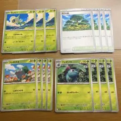 ポケモンカード　メガブレイブ　セレビィ、活力の森、フシギダネ、フシギソウ