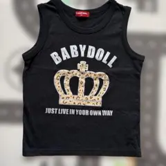 BABYDOLL ノースリーブ タンクトップ 110cmのサムネイル