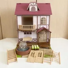 シルバニア　きらめくふん水の大きなお家　噴水