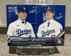 Topps NOW 大谷翔平 山本由伸 ドジャース 入団会見カード | Mercari