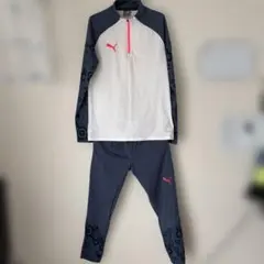 Puma ジャージ ホワイト/ネイビー/ピンク