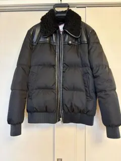 極美品 PRADA ダウン ブルゾン レザー