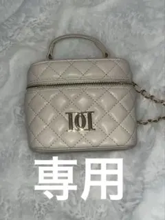 Darich バニティバッグ　キルティングスクエミニバッグ