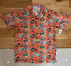 日本未発売　アウラニ　ディズニー　スティッチ　アロハシャツ　半袖　M