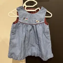 familiar デニムブルー ワンピース