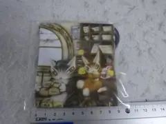 新品　アート　ミニ　巾着袋　郵便の仕分け　クラウン　わちふぃーるど　ダヤン　猫