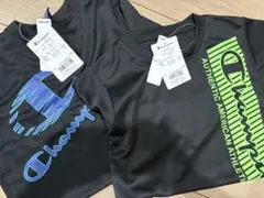 新品　Champion ブラック Tシャツ 130 2枚セット