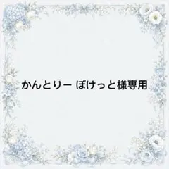 かんとりー ぽけっと様　専用