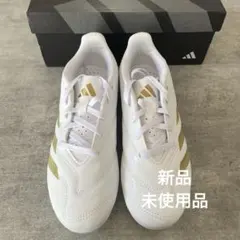 adidas プレデター サッカースパイク ホワイト/ゴールド 23㎝ 新品