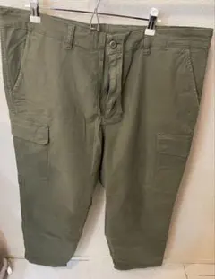 カーゴパンツ XL オリーブグリーン 4ポケット