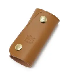 レザー製ブラウンキーケース　【イル　ビゾンテ】