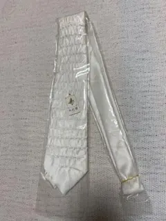【新品未使用】寿 冠婚葬祭用ネクタイ 礼装　白ネクタイ