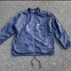 90s NIKE ナイロンジャケット ドローコード付 銀タグ