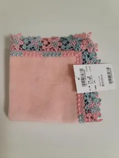お値下げしました。近沢レースハンカチ スターフィッシュ　ピンク系