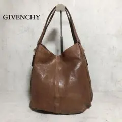 GIVENCHY ジバンシィ サイドジップ レザー トートバッグ