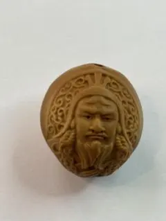 335 十大帝王 武则天 橄欖核彫刻 半製品 DIY ブレスレット・ペンダント
