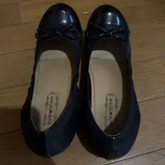 ブラック パンプス バレエシューズ