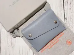新品 イルビゾンテ ☆大人気☆ カードケース 名刺入れ ブルーグレー