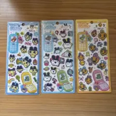 正規品　たまごっち　平成はっぴーフォンステッカー　まめっち　みみっち　めめっち