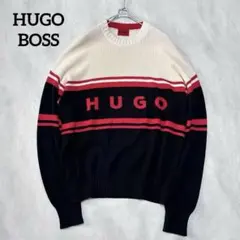 HUGO BOSS ヒューゴボス ブランドロゴ ニット セーター Sサイズのサムネイル