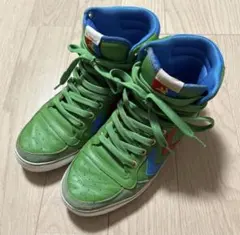 ネ*ン様 hummel ヒュンメル ハイカットスニーカー グリーン 27cmのサムネイル