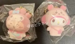 ちいかわ✖️サンリオ　シークレットフロッキーマスコットチャーム　カニ✖️マイメロディ