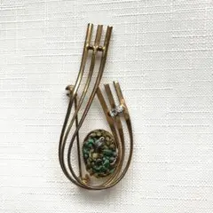 美品◯ブローチ ハンドメイド