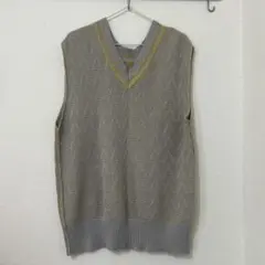 お値下げ中【ジーナシス❣️】サマーニットベスト Vネック