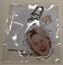 TREASURE PULSE ON 顔アクキー 喜怒哀楽 ヒョンソク　「楽」