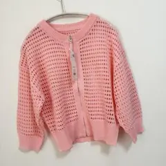 ナノユニバース メッシュニットジップカーディガン21